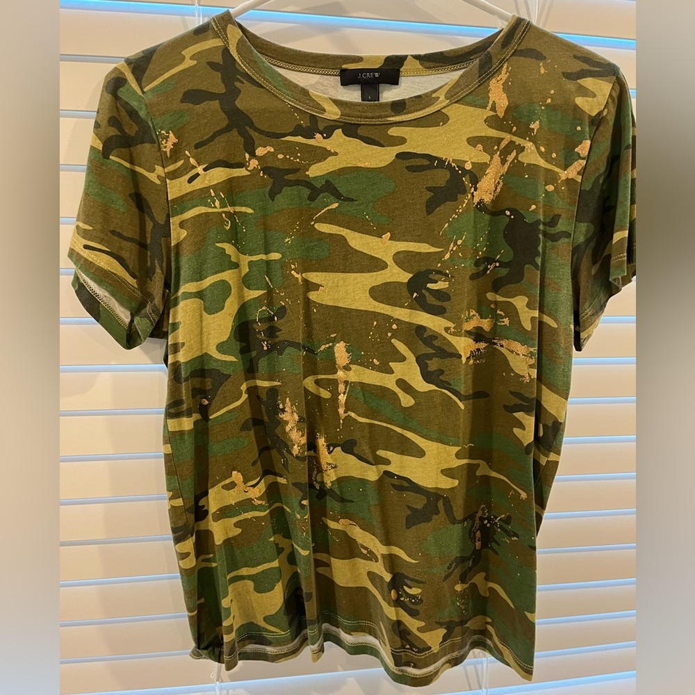 JCrew camo Tee